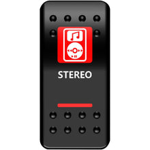 Moose Offroad Rocker Switch - Stereo - Red 2106-0448_442190