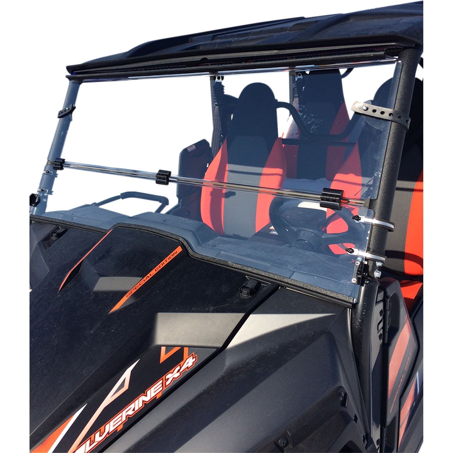 Moose Offroad Full Folding Windshield - Wolverine 2317-0406_442582