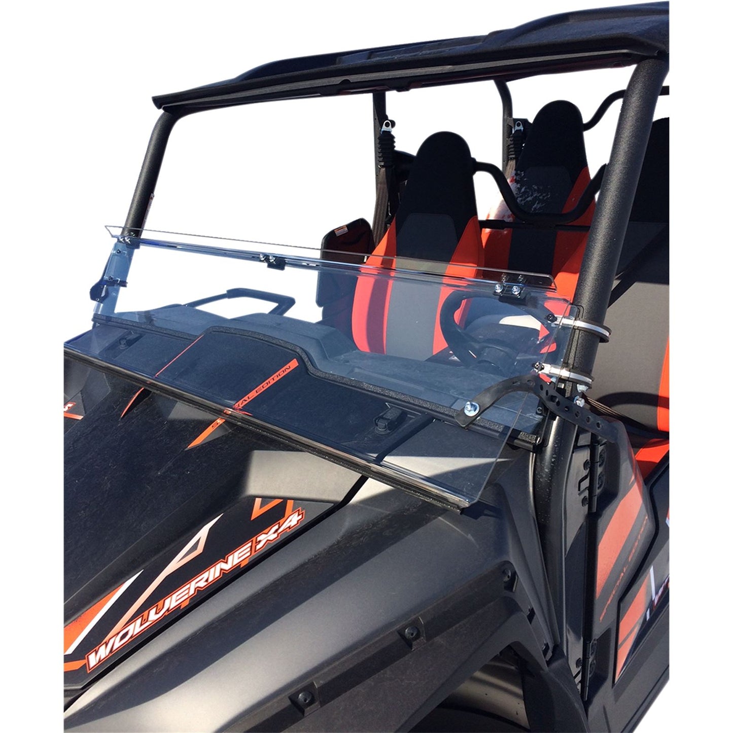 Moose Offroad Full Folding Windshield - Wolverine 2317-0406_442583