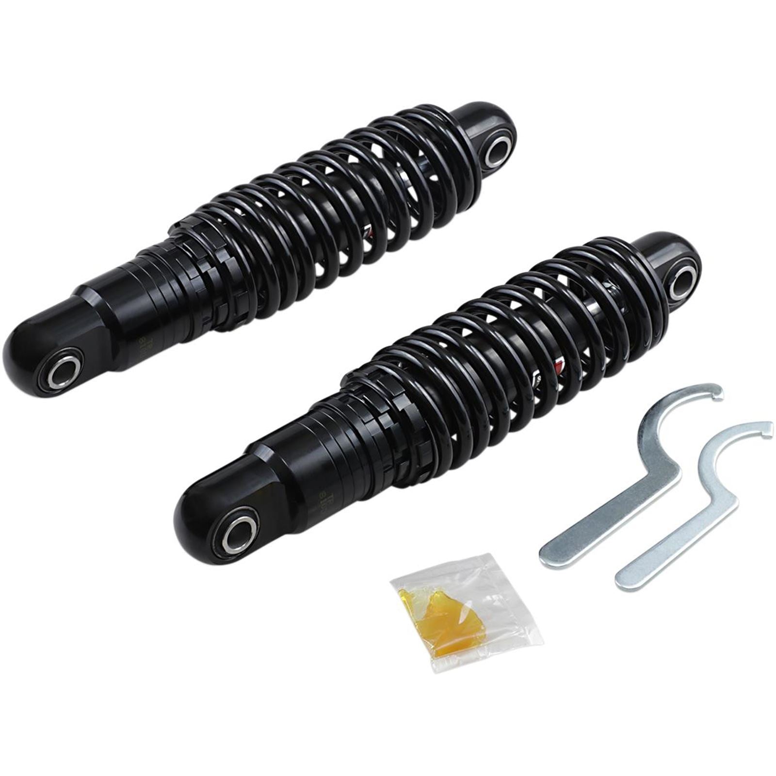 Drag Specialties Premium Ride-Height Adjustable Shocks - Black - Standard - 11" 1310-1670_284361