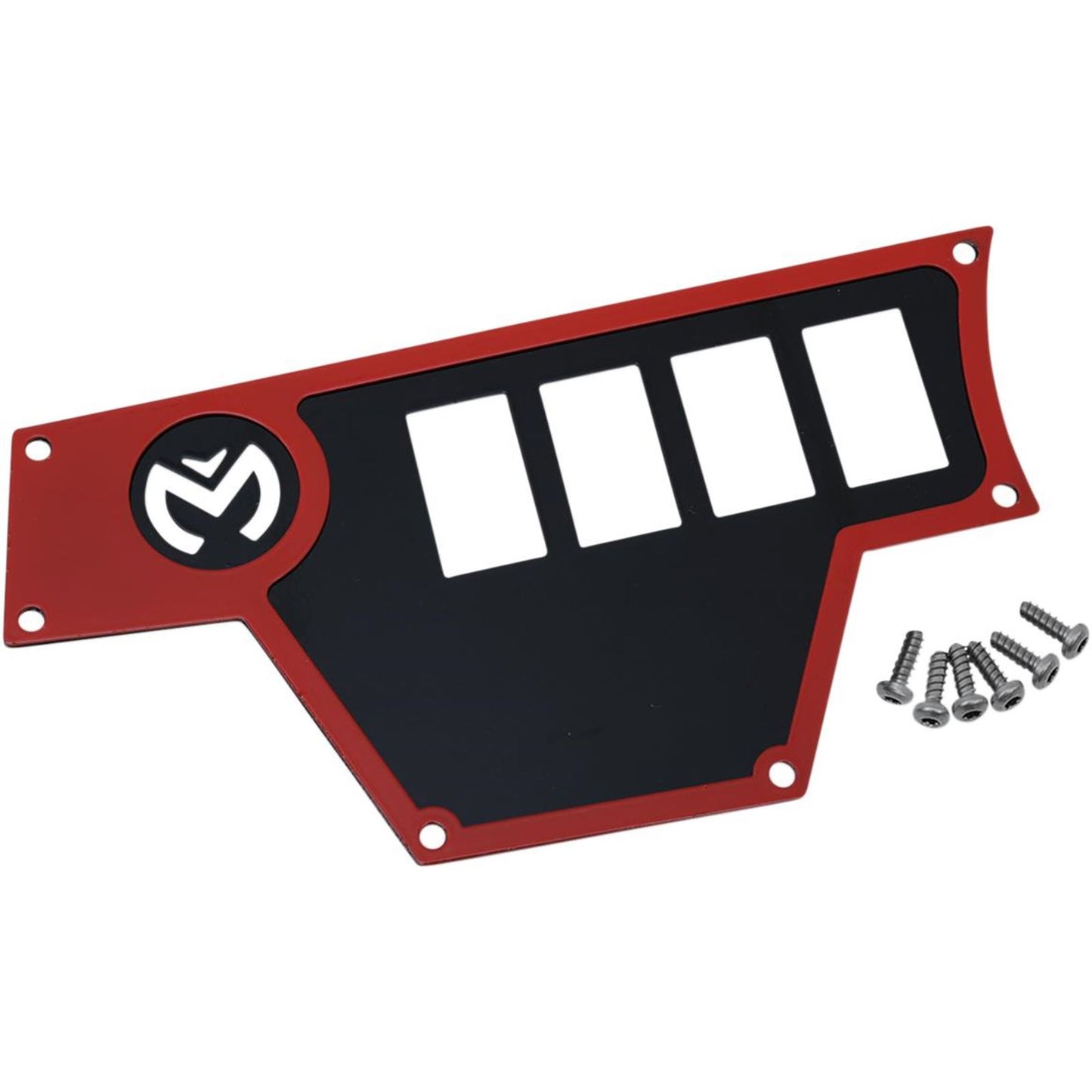 Moose Offroad Large Dash Plate - Left - Red - RZR 0521-1704_284382