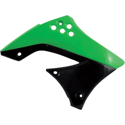Acerbis Radiator Shrouds Green/Black 2141711089_284402