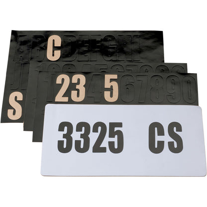 Moose Offroad License Plate Decal Kit 4303-0166_442789