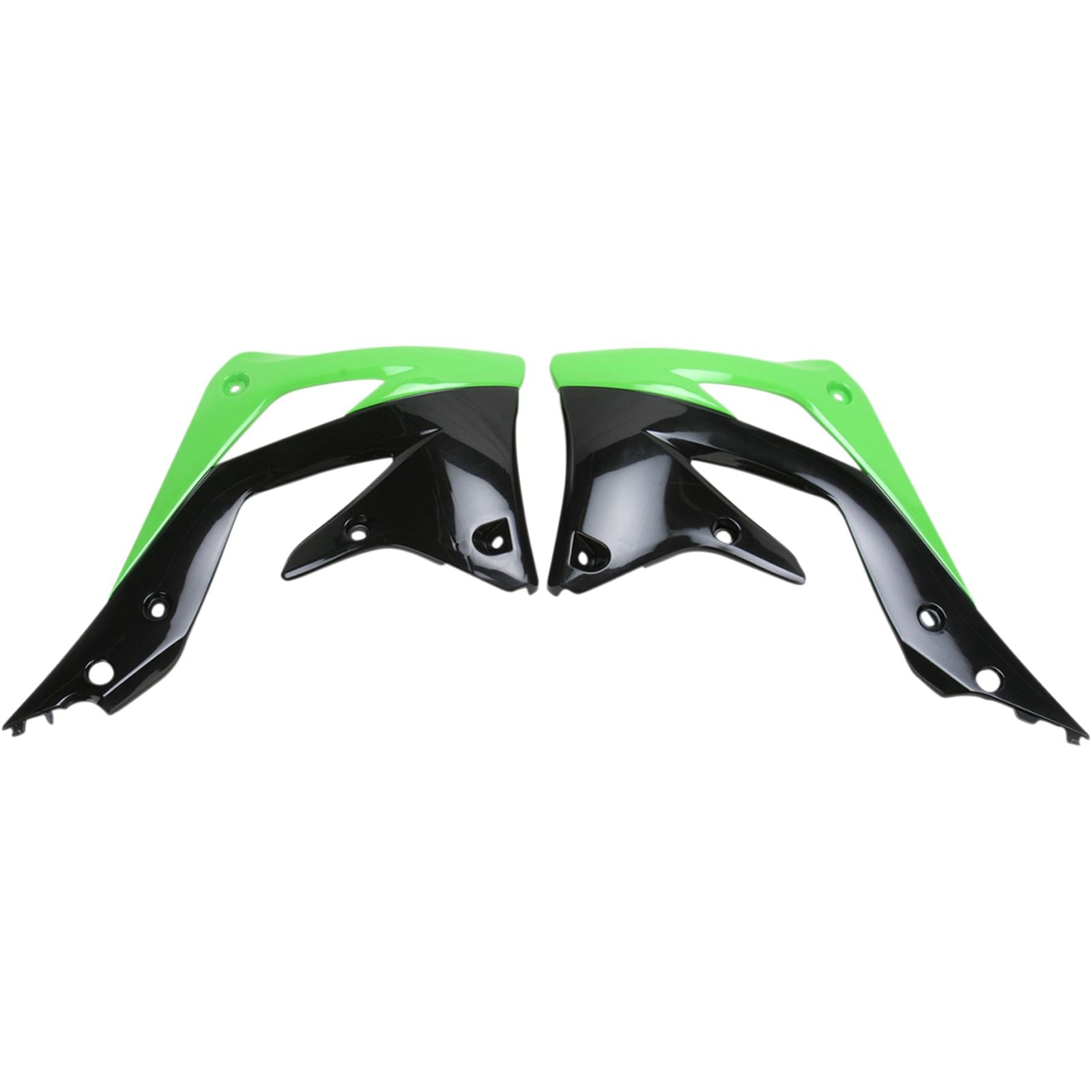 Acerbis Radiator Shrouds Green/Black 2250431089_319773