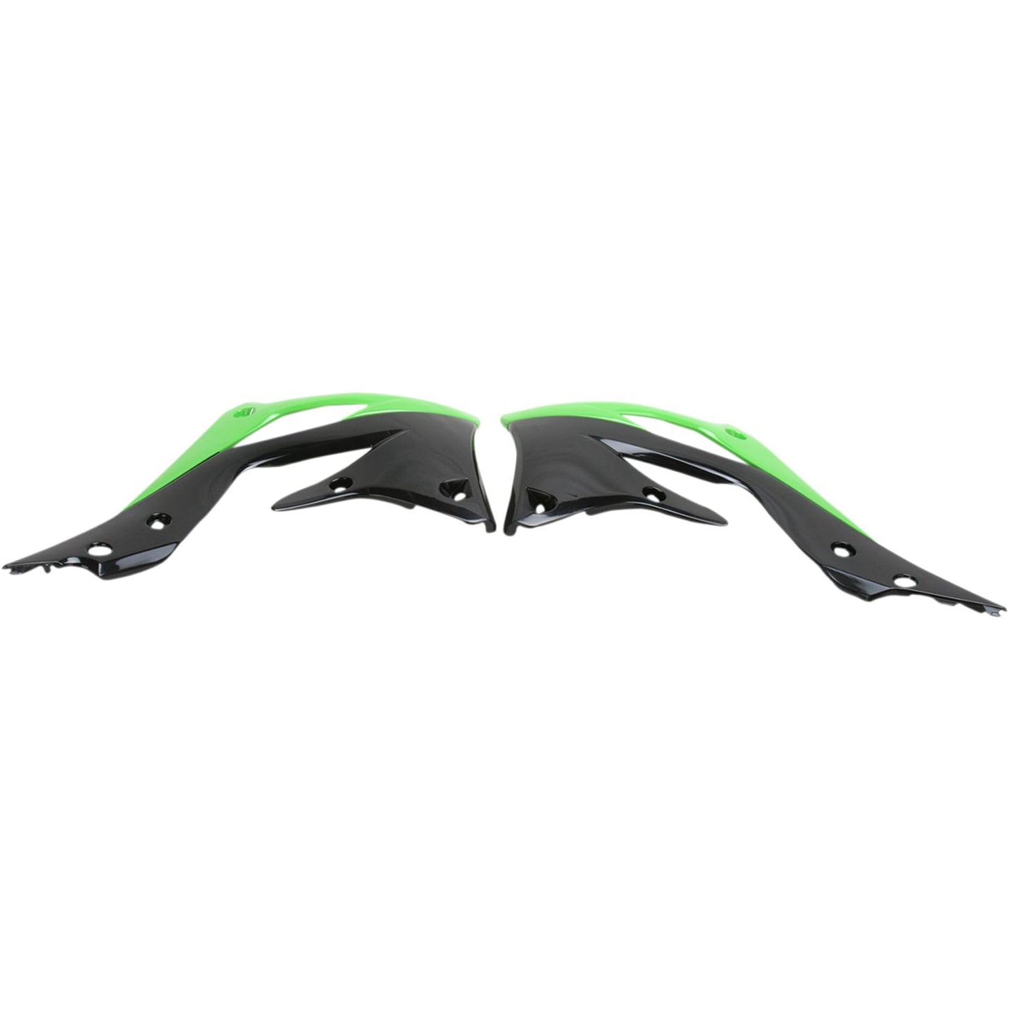 Acerbis Radiator Shrouds Green/Black 2250431089_319774