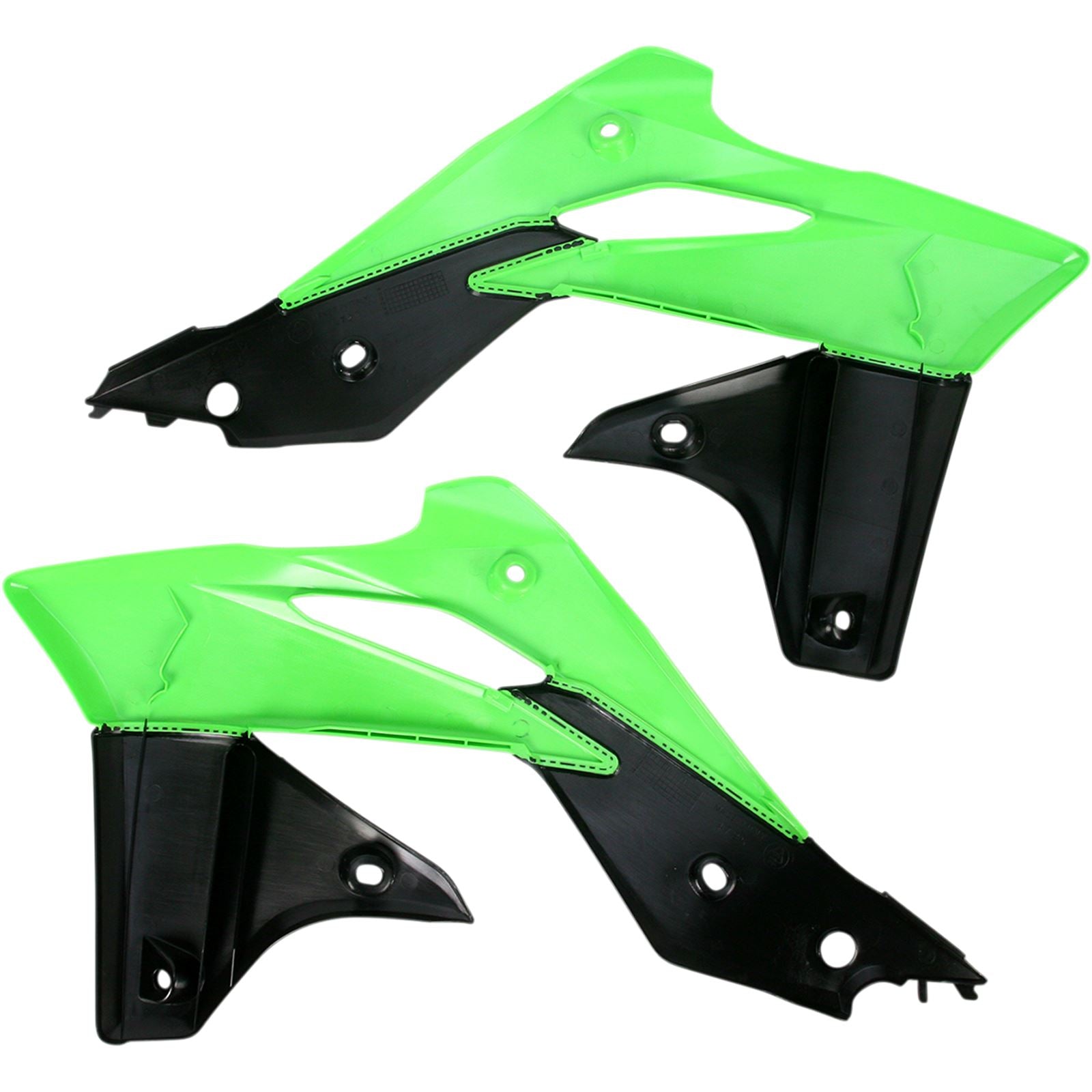 Acerbis Radiator Shrouds Green 2314161089_319837