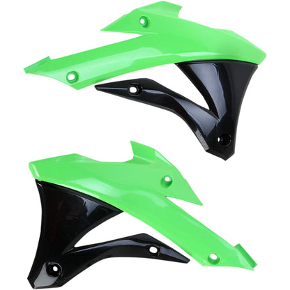 Acerbis Radiator Shrouds Green/Black 2374071089_319922