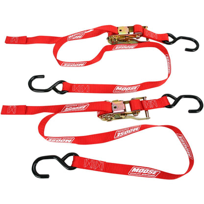 Moose Offroad Ratchet Tie-Down - 1" - Red 3920-0298_442764