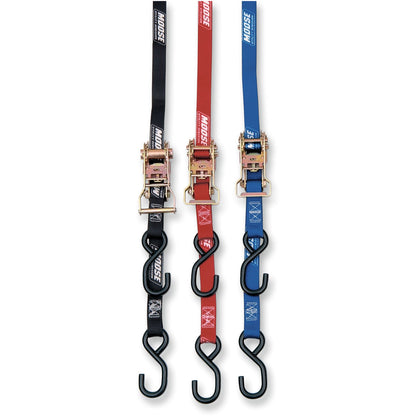 Moose Offroad Ratchet Tie-Down - 1" - Red 3920-0298_442765