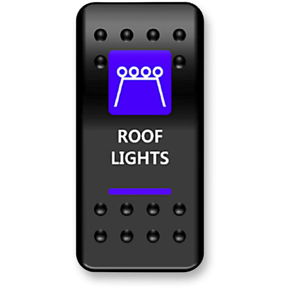 Moose Offroad Rocker Switch - Roof Light - Purple 2106-0416_442178