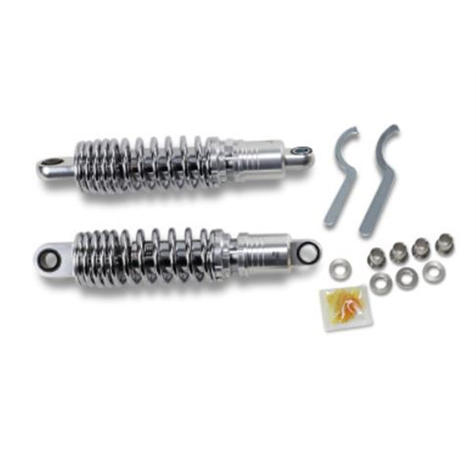 Drag Specialties Premium Ride-Height Adjustable Shocks - Chrome - Standard - 11.5" 1310-1827_724934