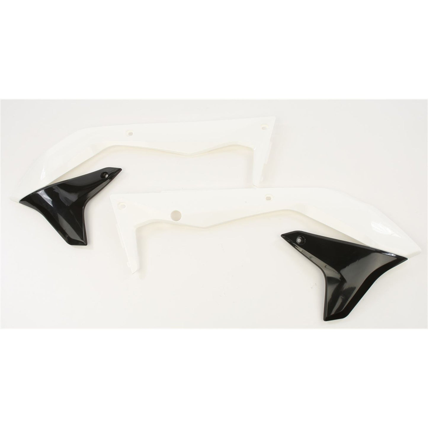 Acerbis Radiator Shrouds White/Black 2449691035_284822
