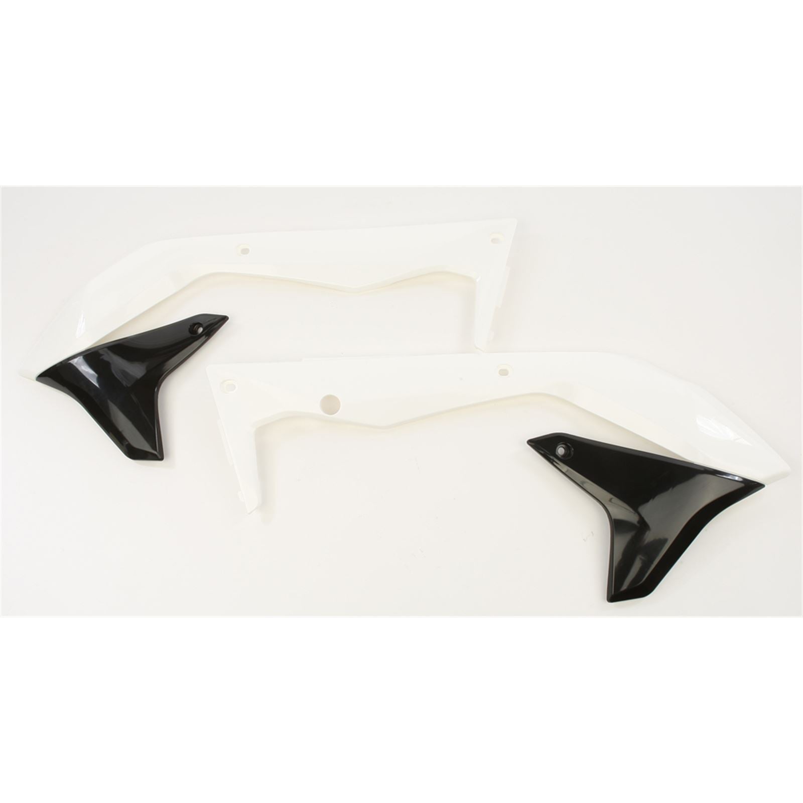 Acerbis Radiator Shrouds White/Black 2449691035_284822