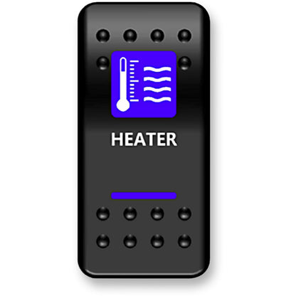 Moose Offroad Rocker Switch - Heater - Purple 2106-0415_442177