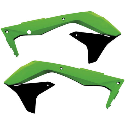 Acerbis Radiator Shrouds Green/Black 2449691089_284831