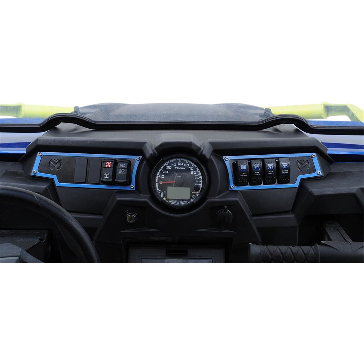 Moose Offroad Dash Plate - Left - Blue - RZR 0521-1695_284933