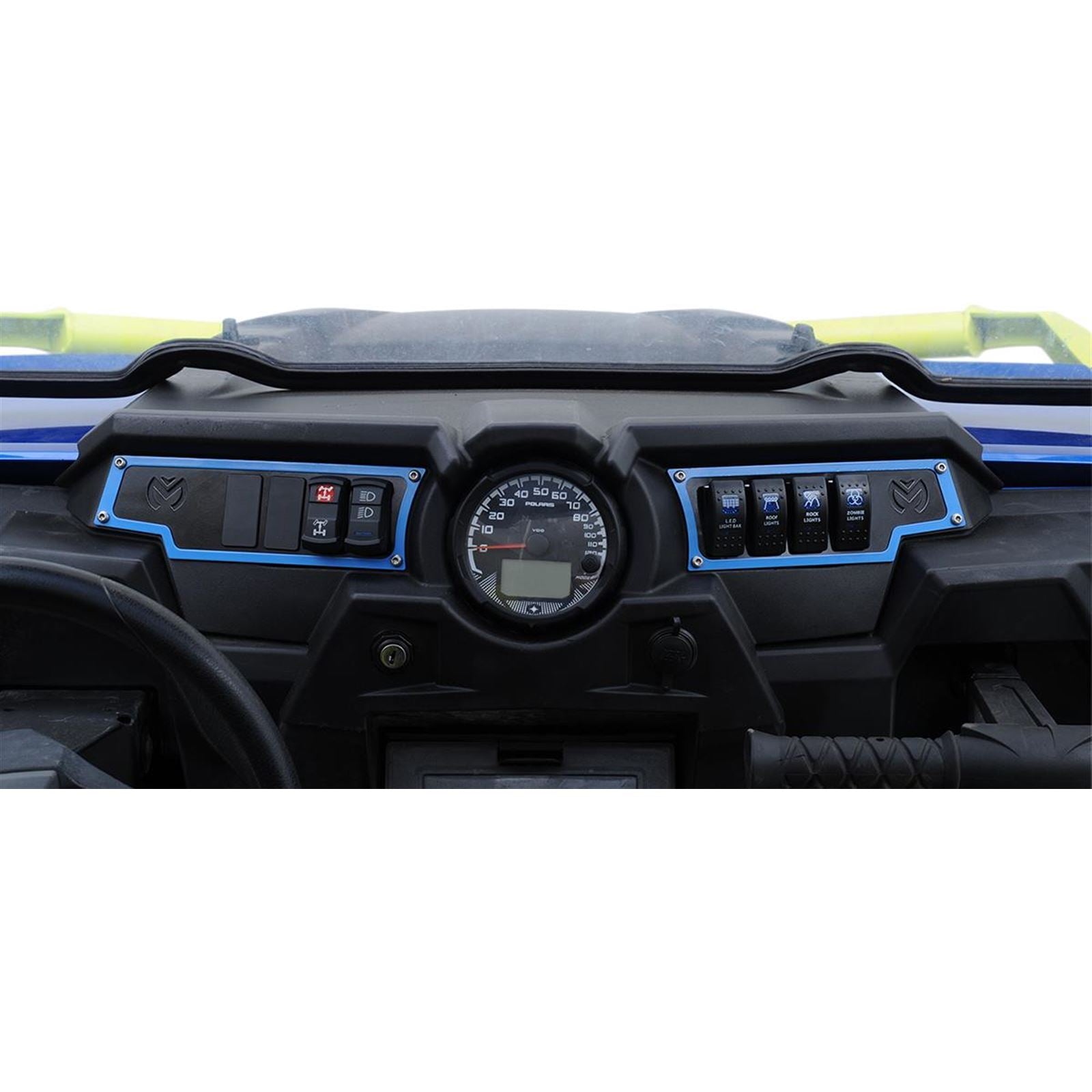 Moose Offroad Dash Plate - Left - Blue - RZR 0521-1695_284933