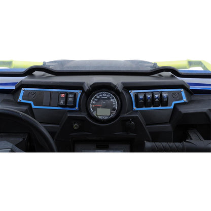 Moose Offroad Dash Plate - Left - Blue - RZR 0521-1695_284933