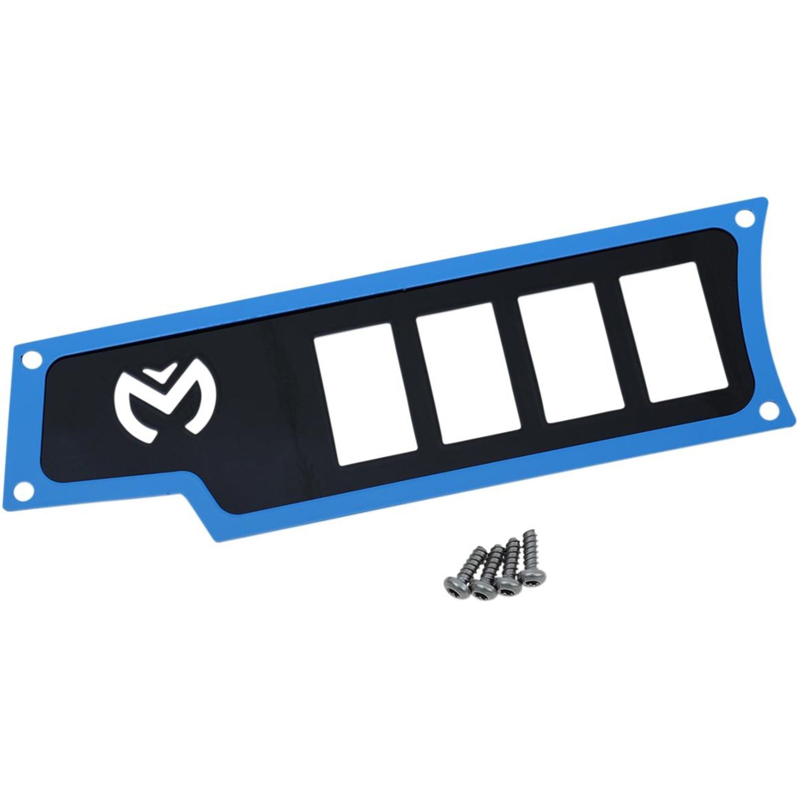 Moose Offroad Dash Plate - Left - Blue - RZR 0521-1695_284934