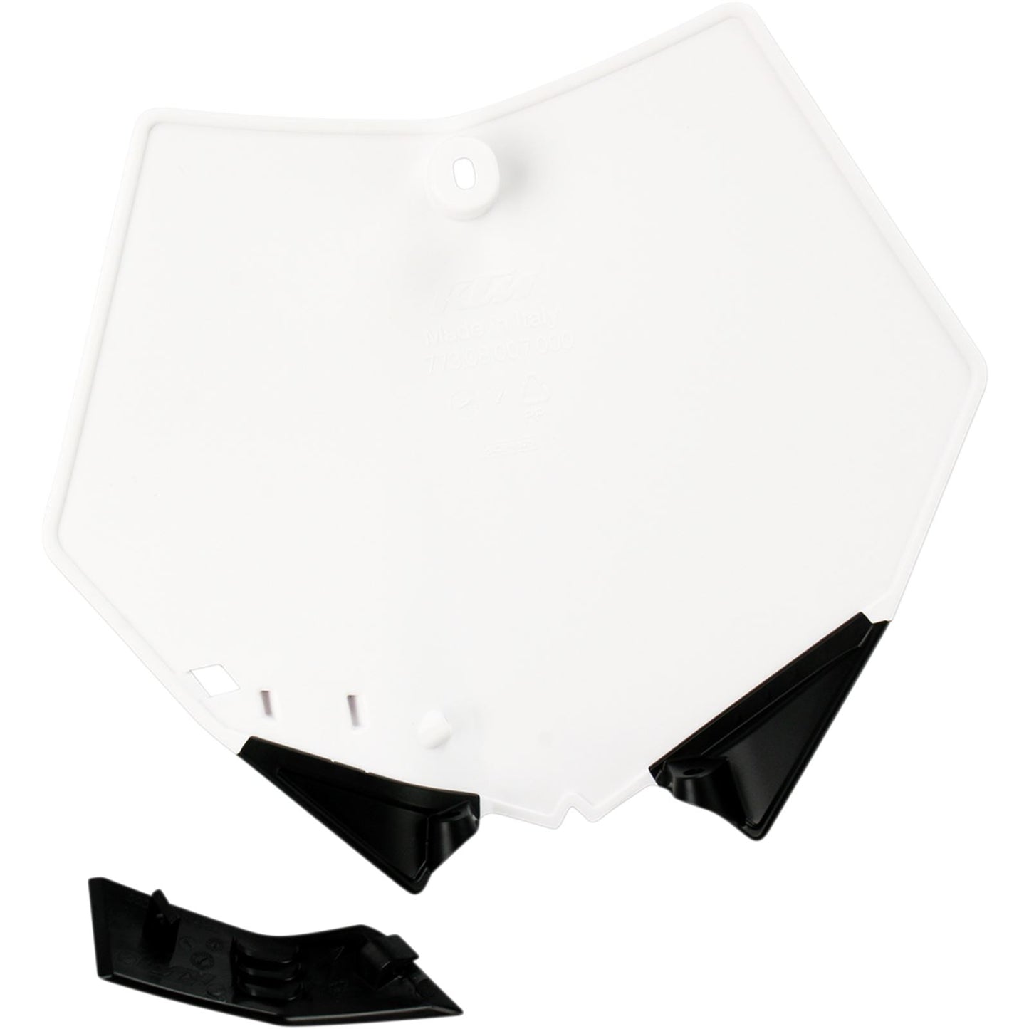 Acerbis Front Number Plate White 2082020002_321082