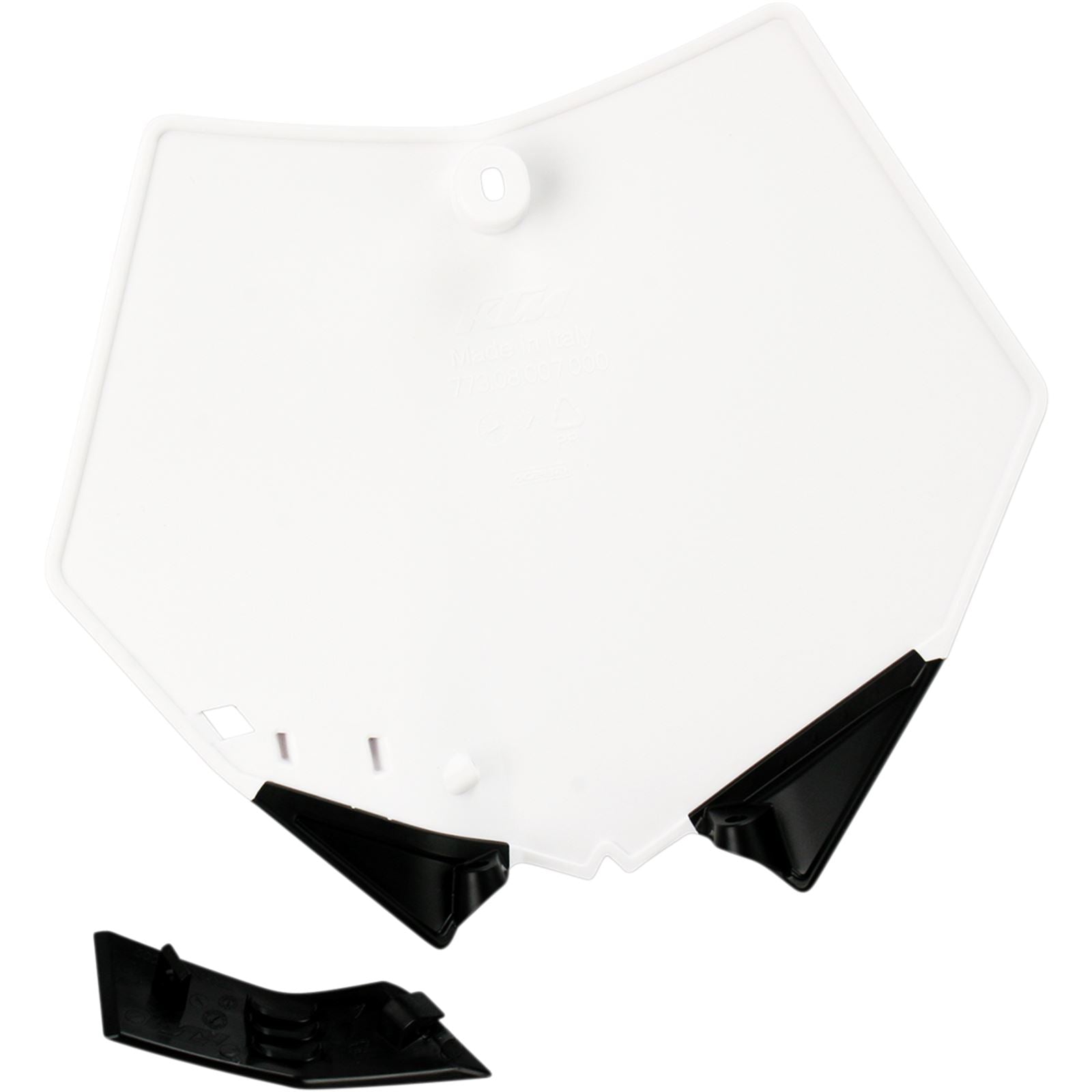 Acerbis Front Number Plate White 2082020002_321082