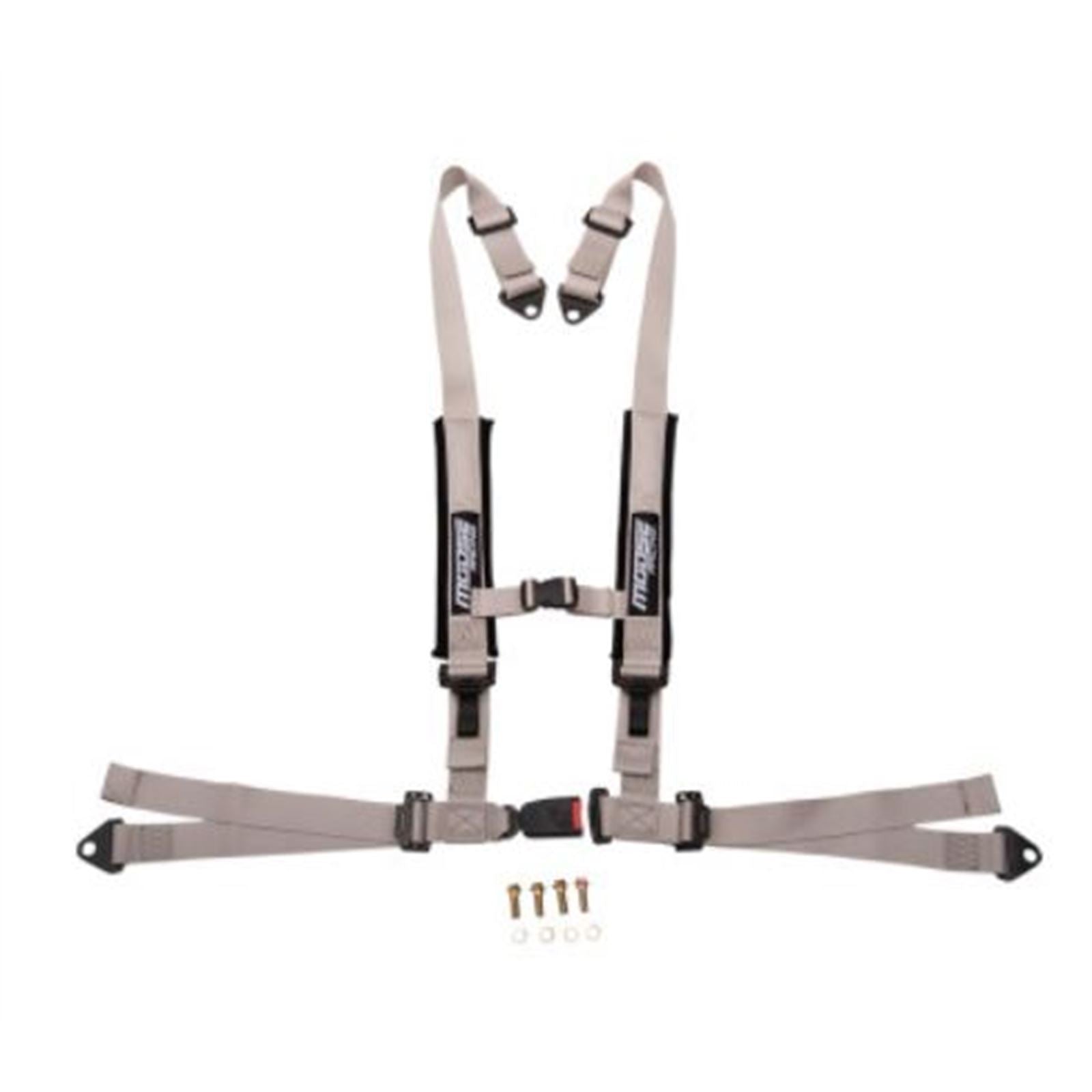 Moose Offroad Seat Harness - 4 Point - 2x2 - Gray [MPN: 4510-1246]_839891