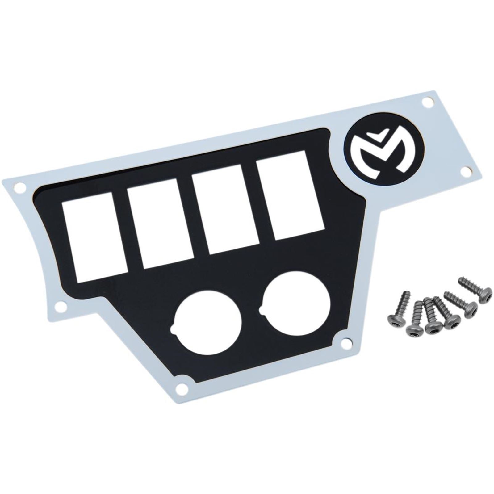Moose Offroad Large Dash Plate - Right - White - RZR 0521-1706_285144
