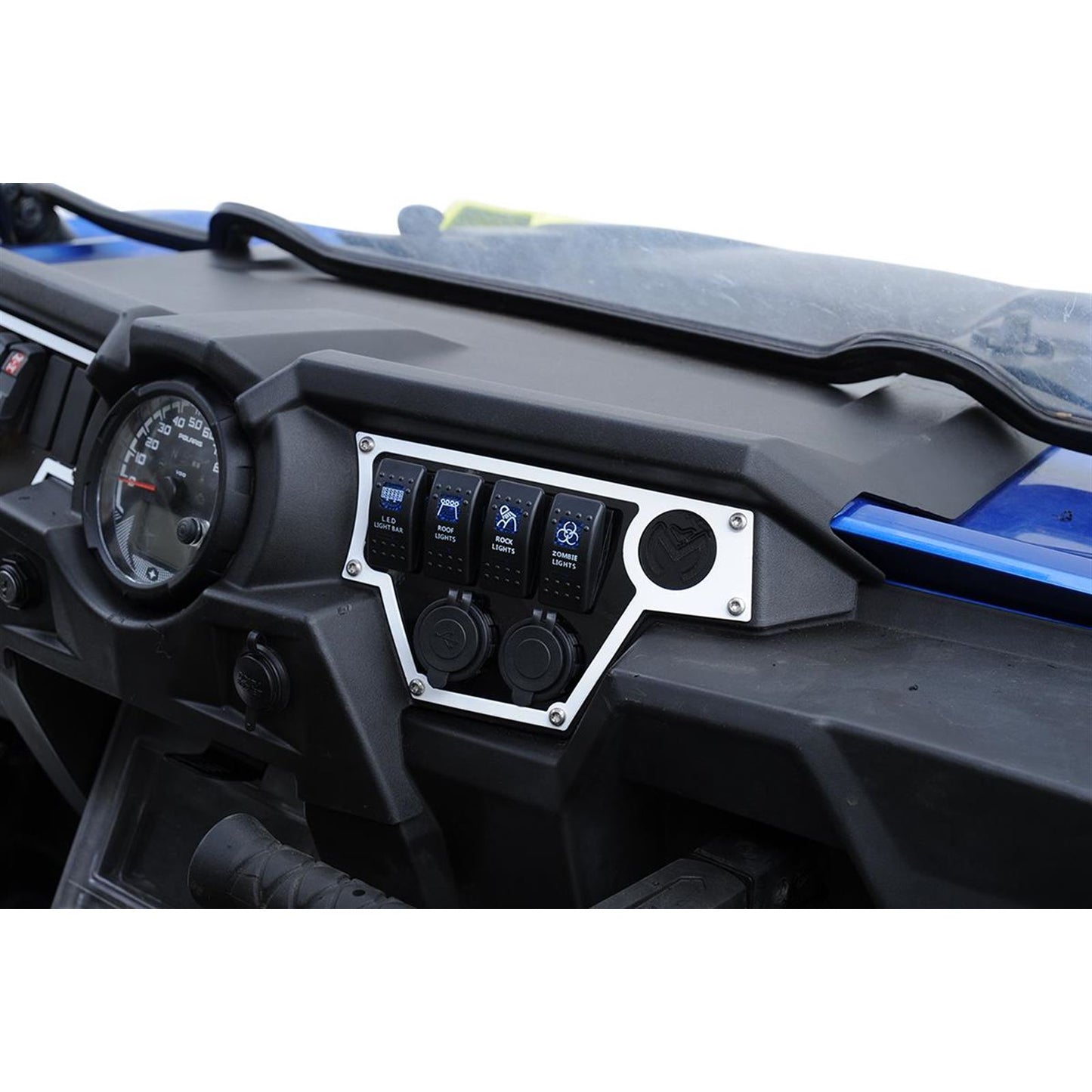 Moose Offroad Large Dash Plate - Right - White - RZR 0521-1706_285146