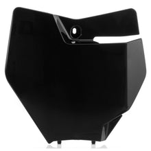 Acerbis Front Number Plate Black 2421120001_285227