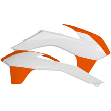 Acerbis Radiator Shrouds White/Orange 2314251088_319940