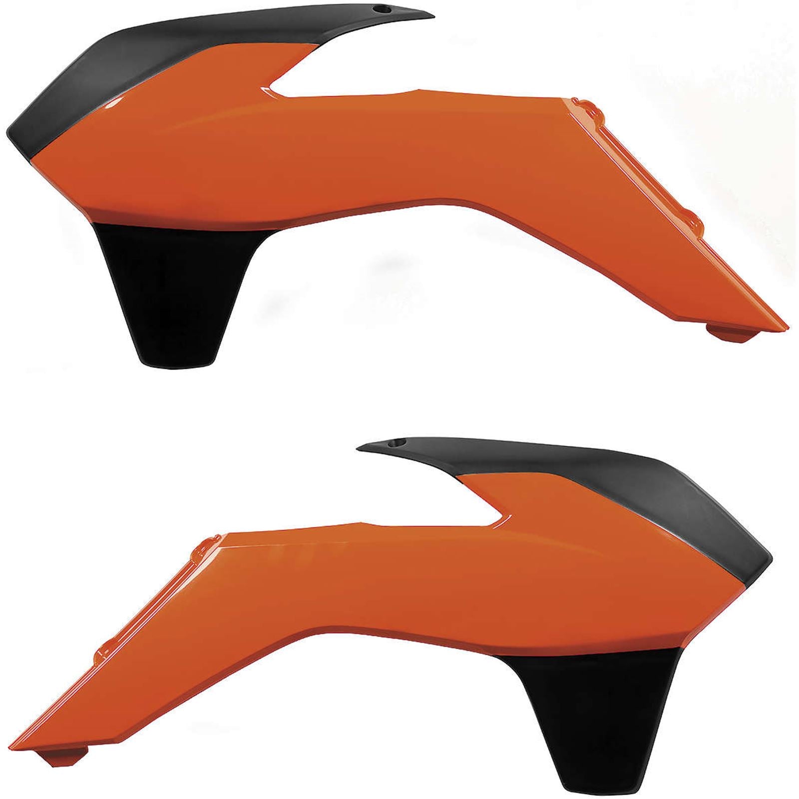 Acerbis Radiator Shroud Orange/Black 2314255225_285302