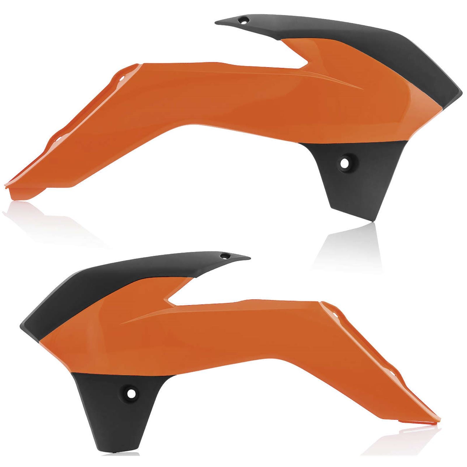 Acerbis Radiator Shroud Orange/Black 2314265225_285315