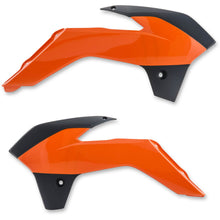 Acerbis Radiator Shroud Orange/Black 2314265225_320058