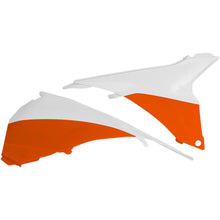 Acerbis Airbox Covers White/Orange [MPN: 2314291088]_319952