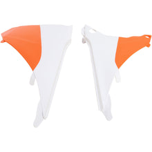 Acerbis Airbox Covers White/Orange 2374121088_319991