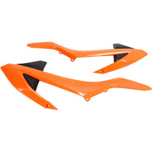 Acerbis Radiator Shrouds Orange/Black 2421085225_320016