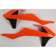 Acerbis Radiator Shrouds Orange/Black 2421085225_285349