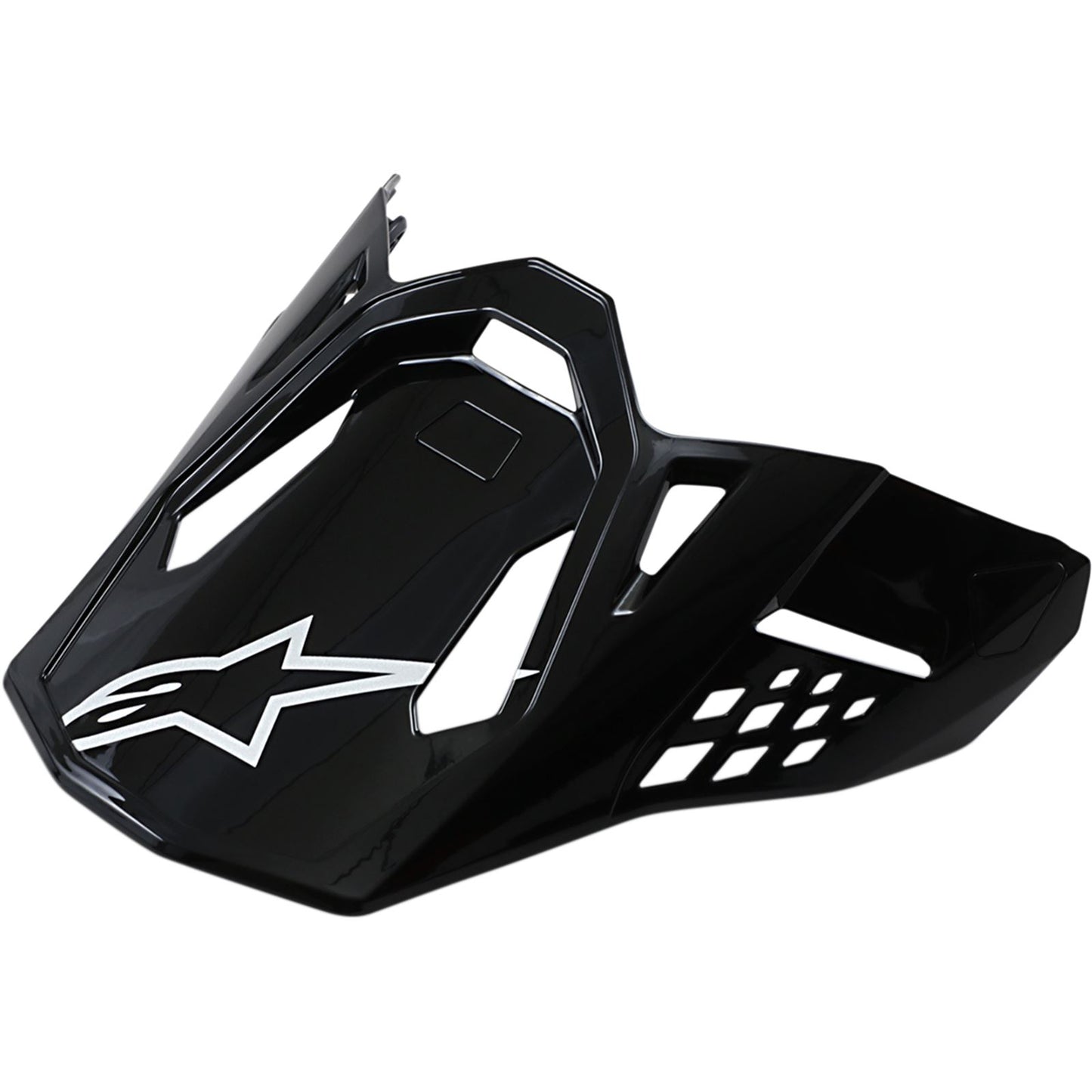 Alpinestars Supertech M8/M10 Visor - Gloss Black [MPN: 89810191180OS]_339803