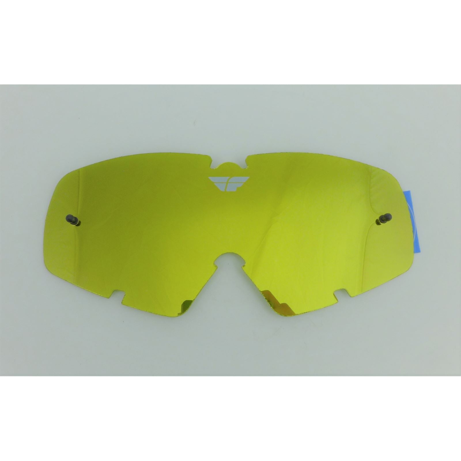 Fly Racing 2018 Replacement Lens Youth Gold Mirror/ Yellow Anti Fog  MXG-30 LENS GLD/YEL_971402