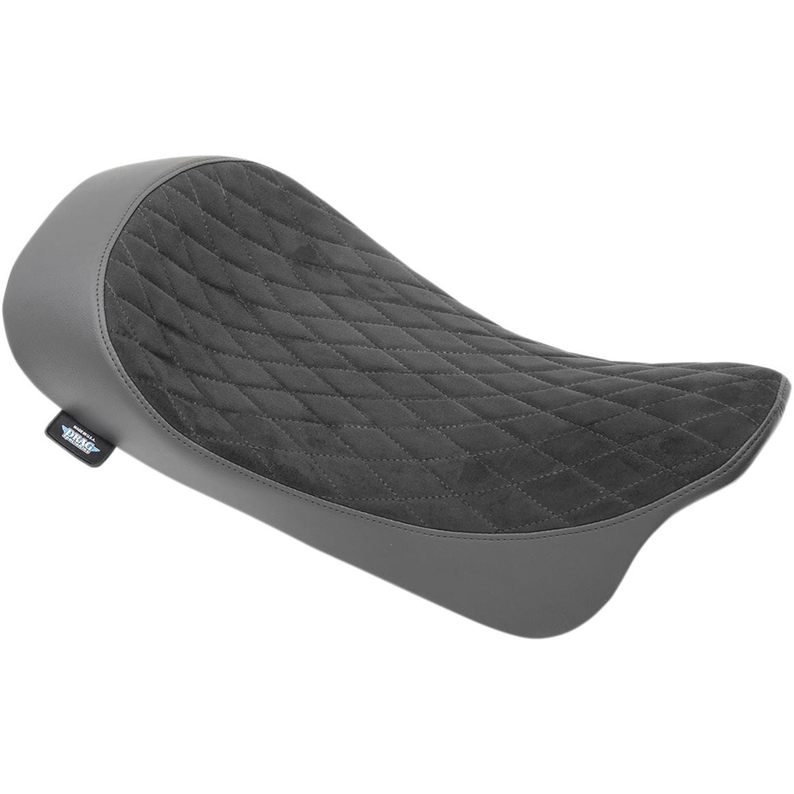 Drag Specialties Solo Seat - Faux Suede - Diamond - FL 0801-1039_285451
