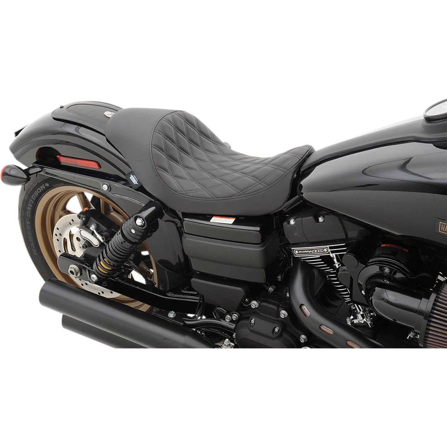 Drag Specialties Solo Seat - Double Diamond - FXD 0803-0543_285453