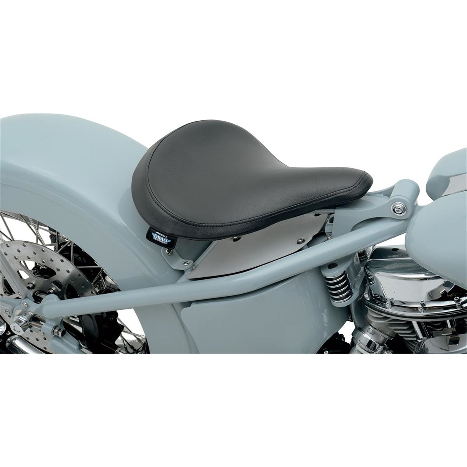 Drag Specialties Solo Seat - Large - Black - Vinyl 0806-0047_285537
