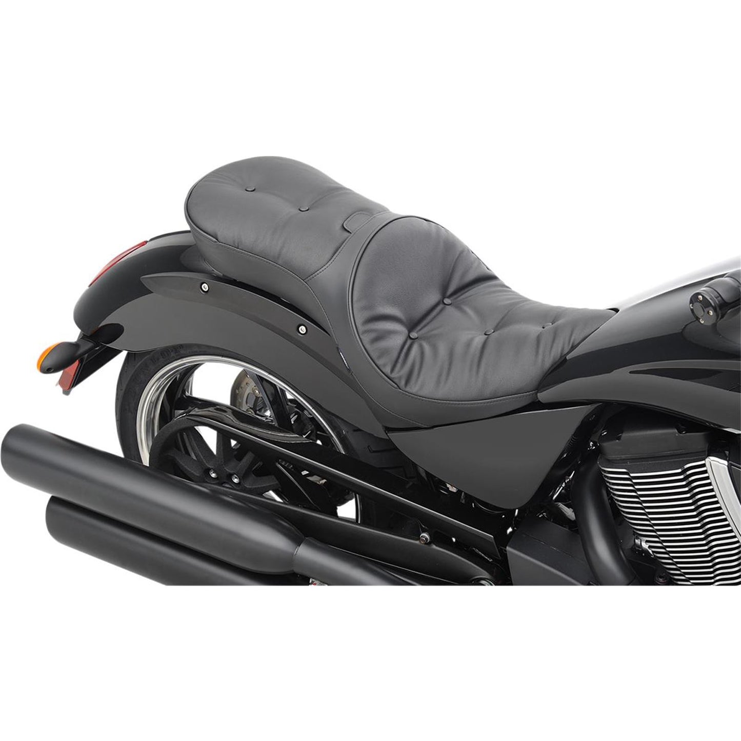 Drag Specialties Low Profile Seat - Driver's Backrest - Pillow - Vegas 0810-1607_619184