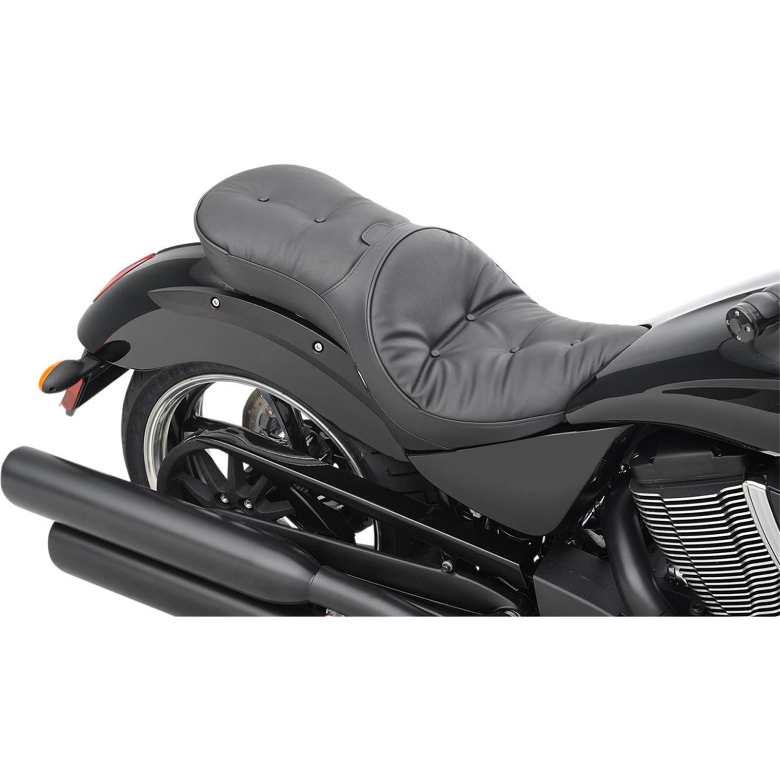 Drag Specialties Low Profile Seat - Driver's Backrest - Pillow - Vegas 0810-1607_619184