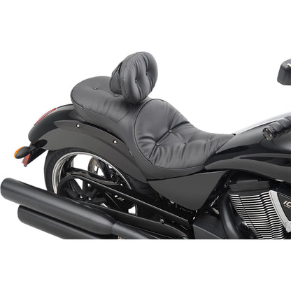 Drag Specialties Low Profile Seat - Driver's Backrest - Pillow - Vegas 0810-1607_374024