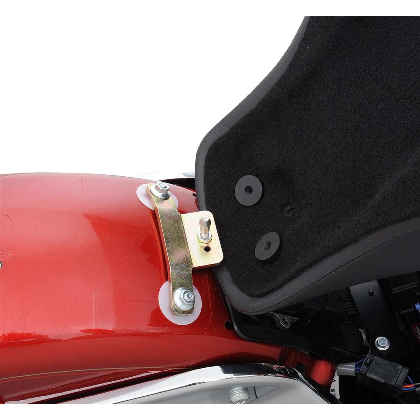 Drag Specialties EZ-Solo Seat - Smooth - Solar-Reflective Leather - '07-'17 FLST 0802-0804_285579