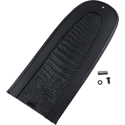Drag Specialties Fender Skin - Embossed Faux Gator Leather Center - 13.25" Lx5.5" W 1405-0148_285587