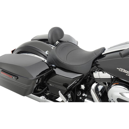 Drag Specialties Solo Seat - Mild Stitched - Driver Backrest - FL '08+ 0801-0886_285590