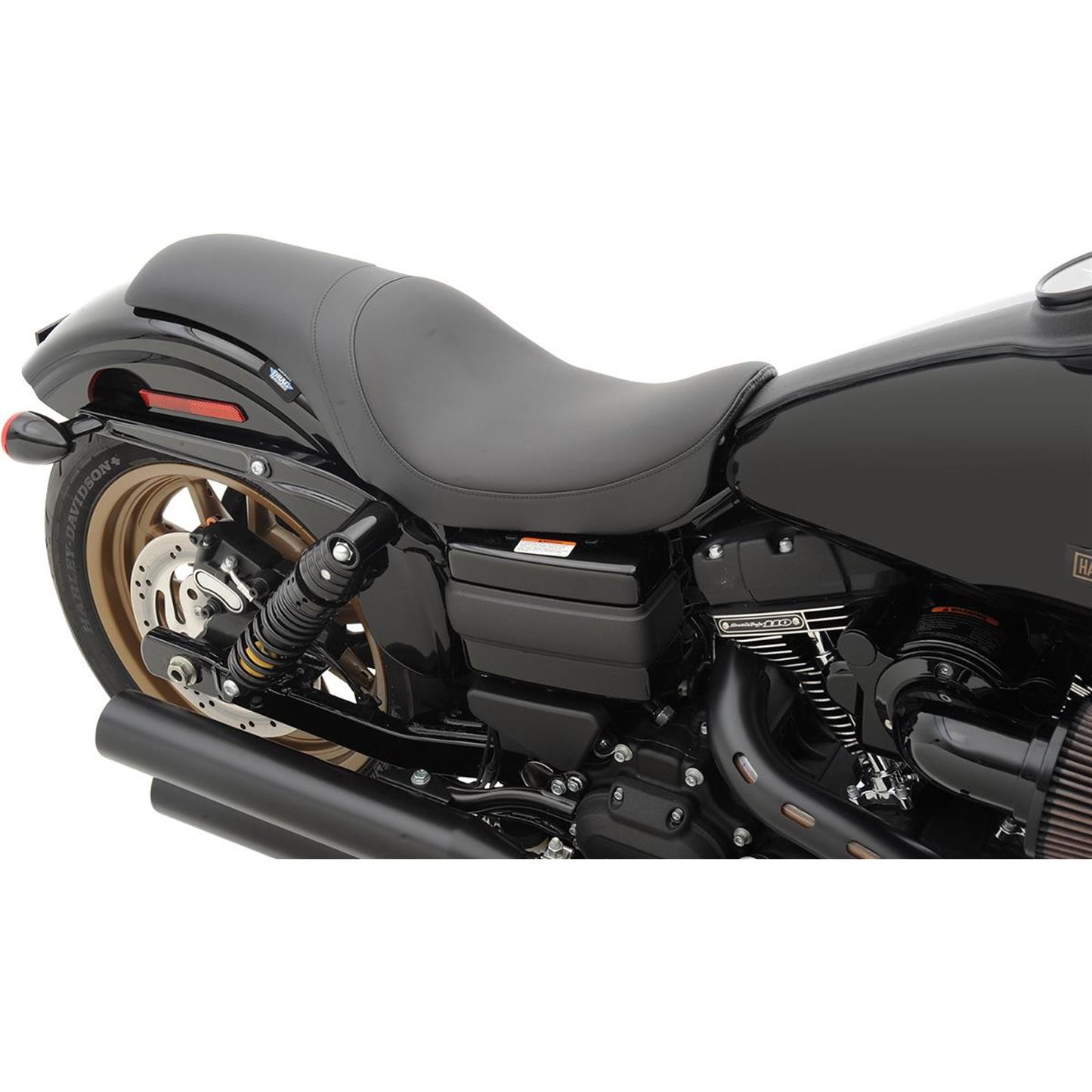 Drag Specialties Predator Seat - Smooth - Dyna '06-'17 0803-0291_285594