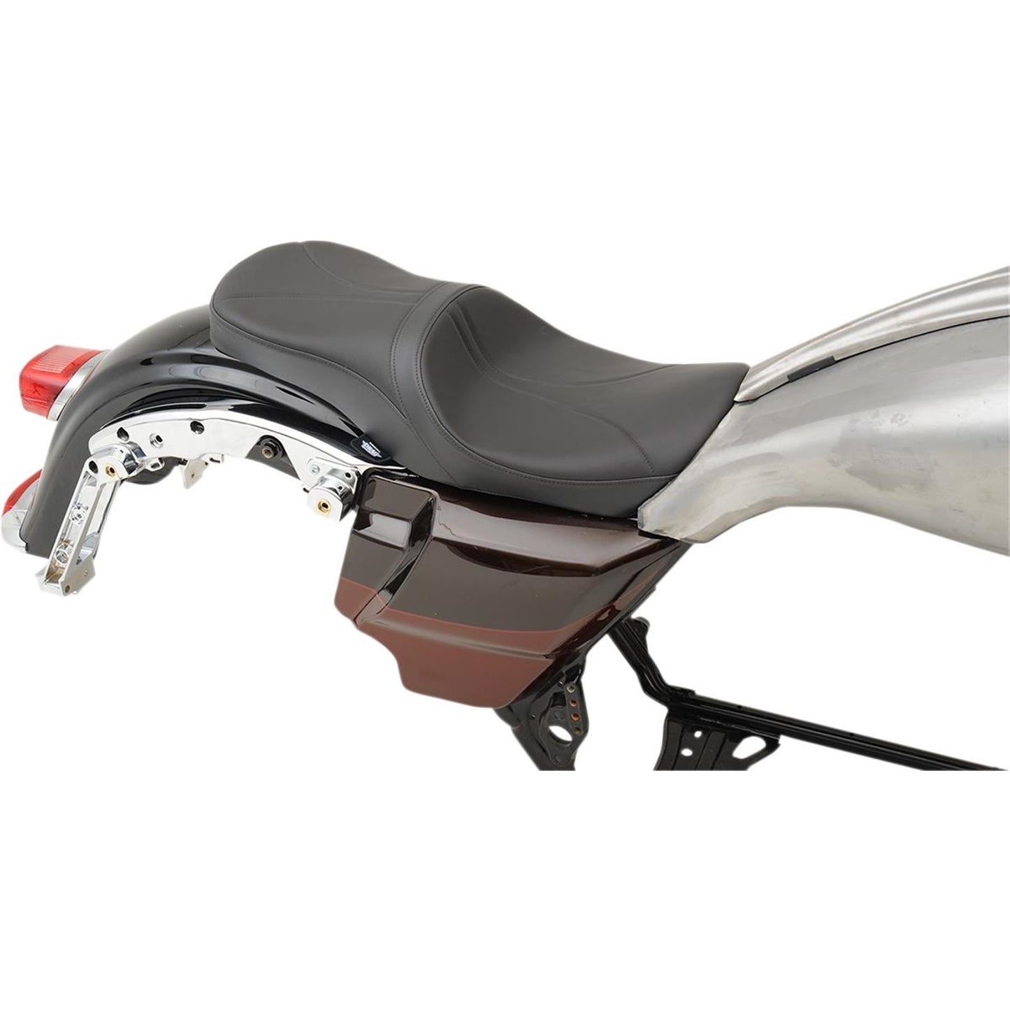 Drag Specialties Low Touring Seat - Mild Stitched - Yaffe Tanks 0801-1069_285649